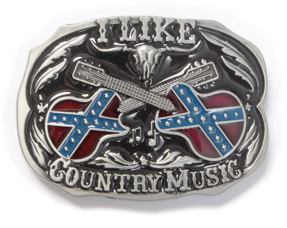 Gürtelschnalle I like Country Music