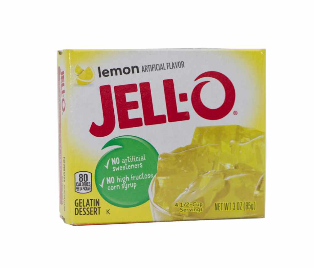 Jell-O Gelatin Dessert Lemon, Wackelpudding USA