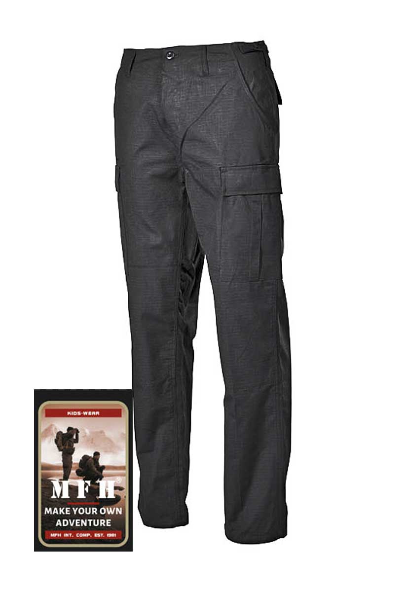 Schwarze US Kampfhose BDU /Security Hose