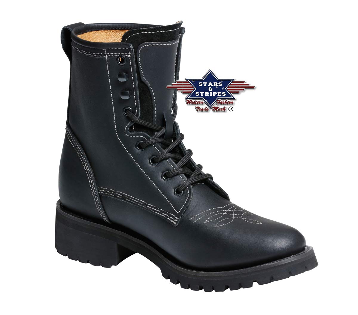 Herren Stiefel, geschnürte Western Boots, Gr.45