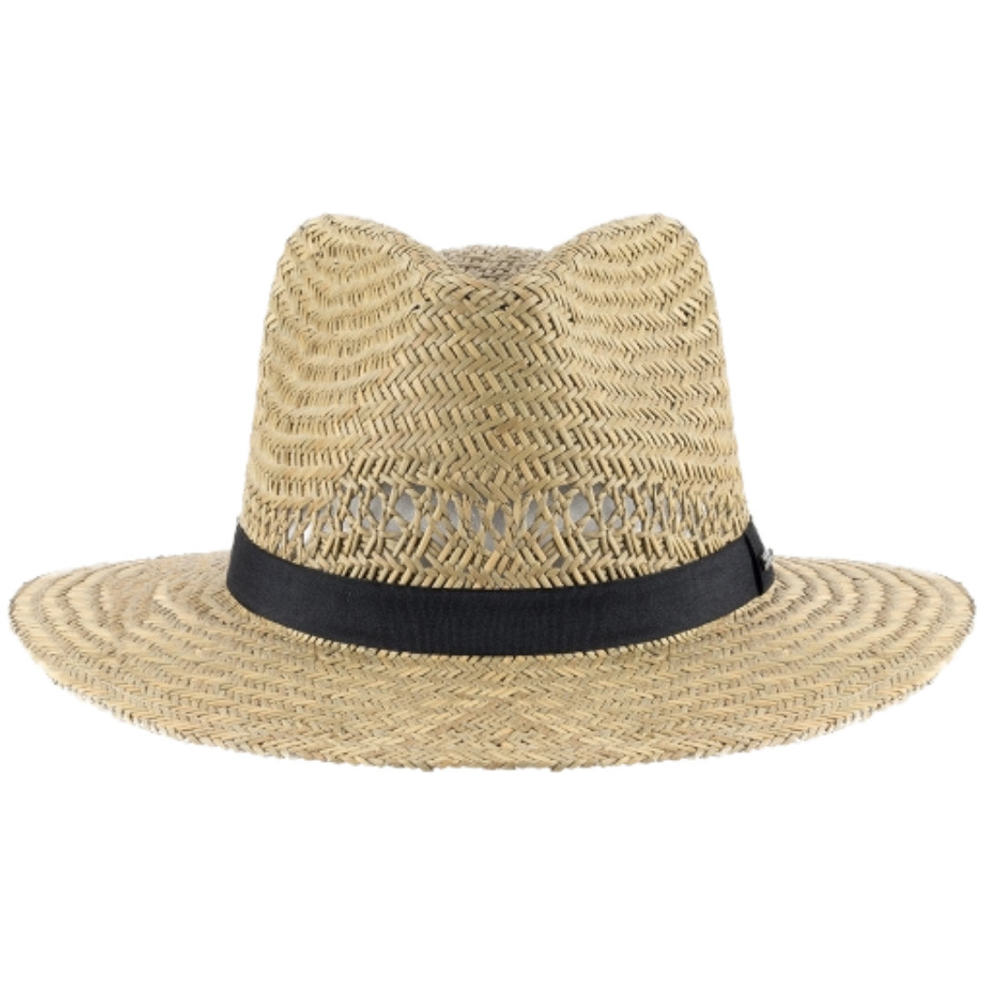 Scippis Strohhut Damen Herren Sommerhut Sonnenschutz Gartenhut Barrow + Hutband