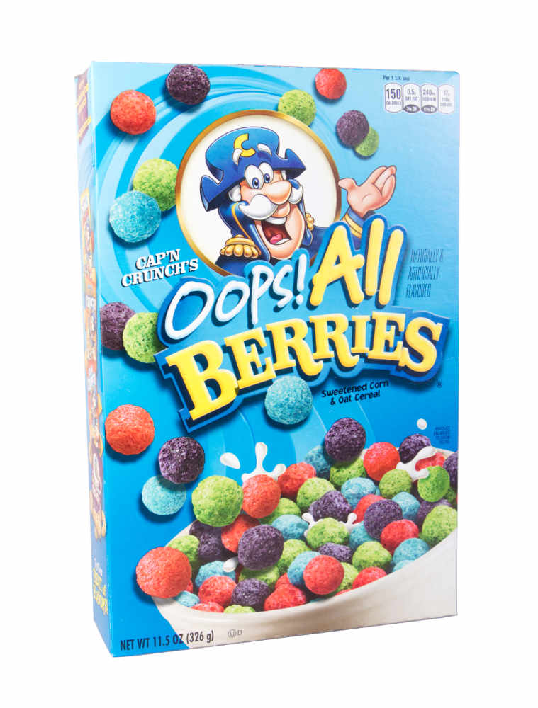 Cap'n Crunch's OOPS! All Berries