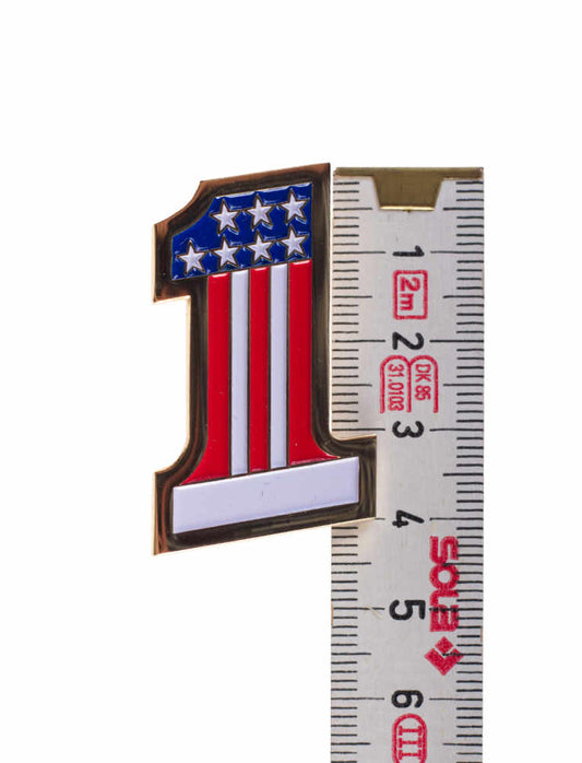 Nr.1 USA Flagge Pin Anstecker American First