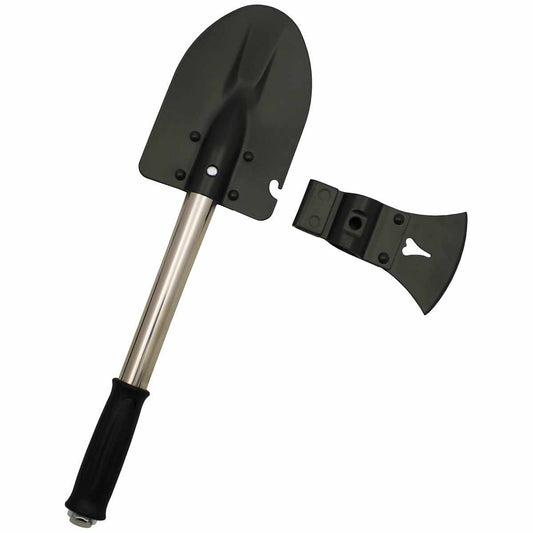 Multifunktionsset, 6 in 1, Beil, Spaten, Säge, Messer mit Flaschenöffner