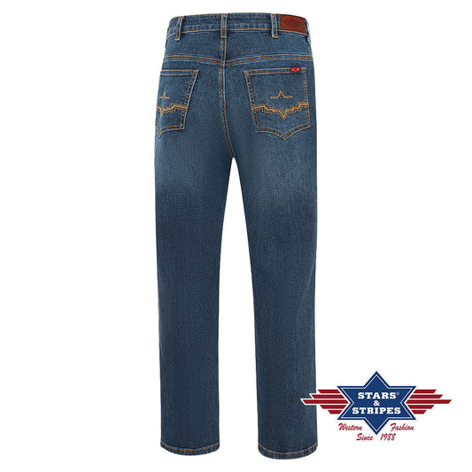 Herren Jeans Hose Bootcut-Jeans v. Stars&Stripes