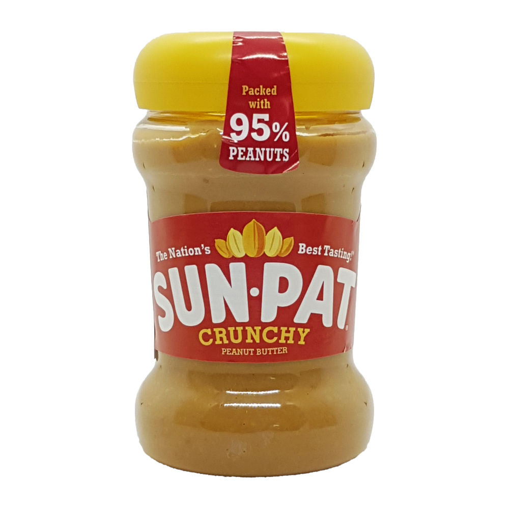 SunPat Peanut Butter Crunchy - Erdnussbutter mit Stückchen - Brotaufstrich