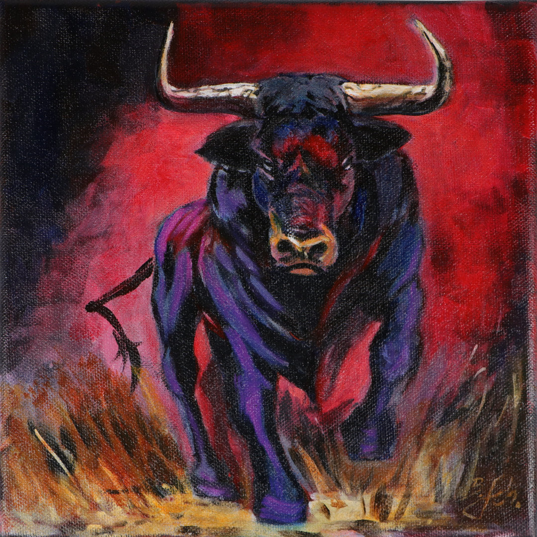 Krafttier / Seelentier "Stier" (Original verkauft)