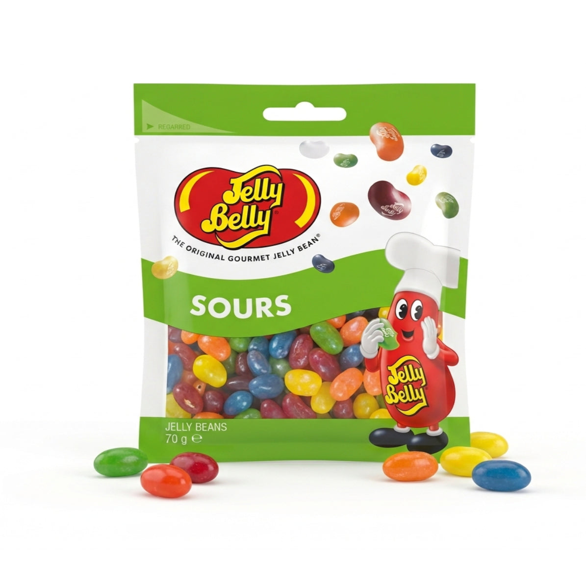 Jelly Belly Sours (70 g) – Fruchtig-saurer Naschspaß