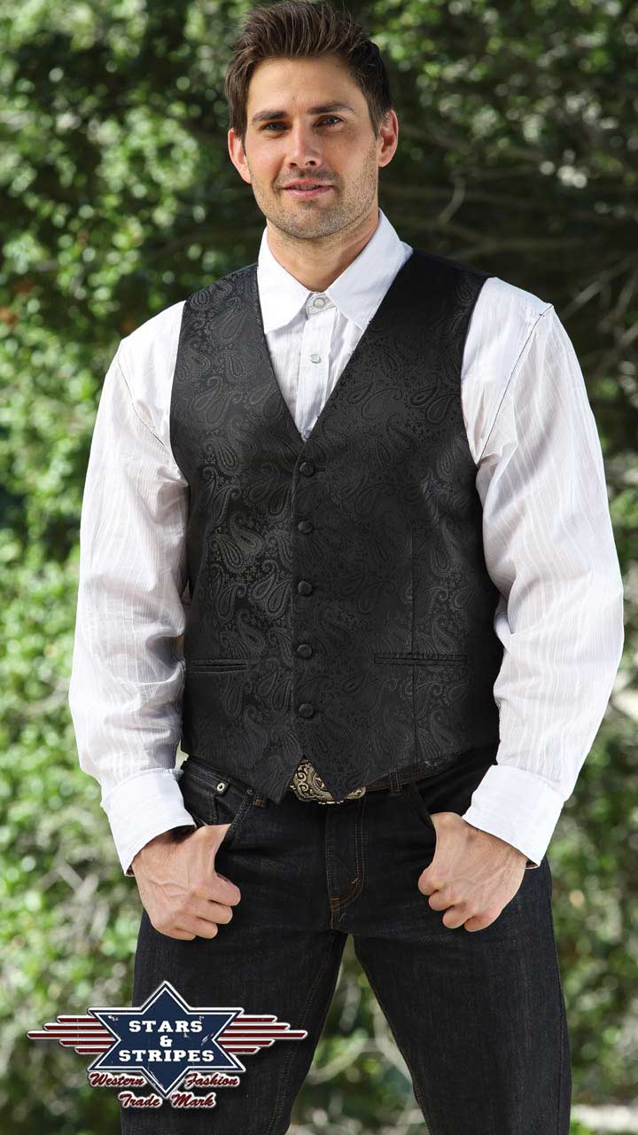 Jacquardweste, Oldstyle Weste LINCOLN