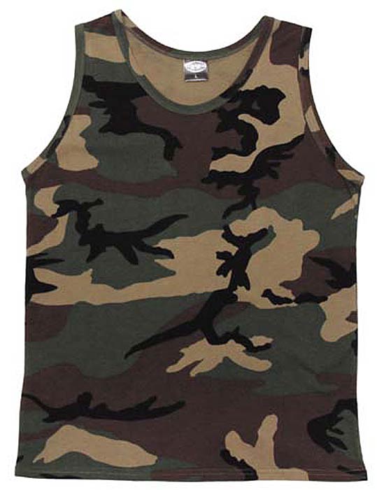US Tarn Tank-Top, woodland, 170g/m²