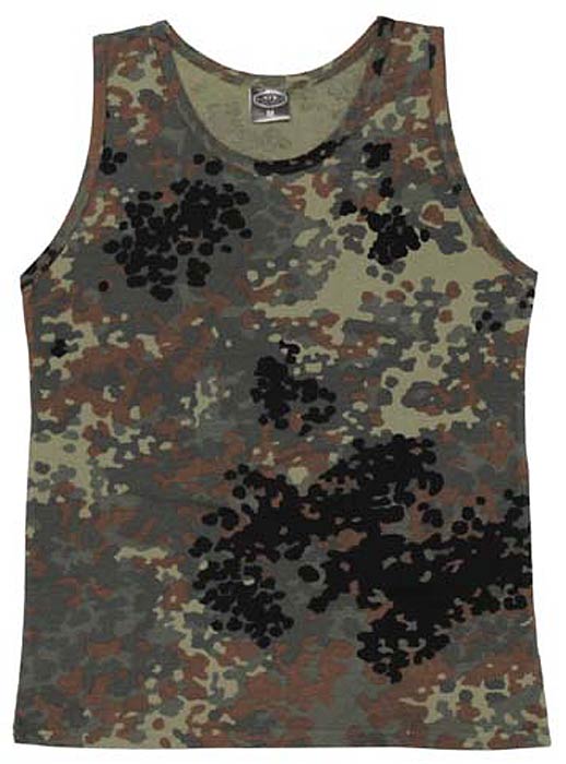 BW Tarn Tank-Top, flecktarn, 160g/m²