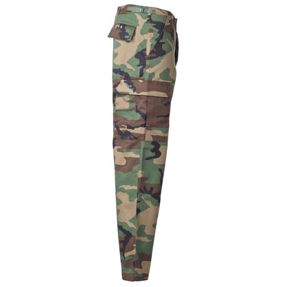 US Kampfhose BDU, woodland, mit doppelten Knien/Hintern