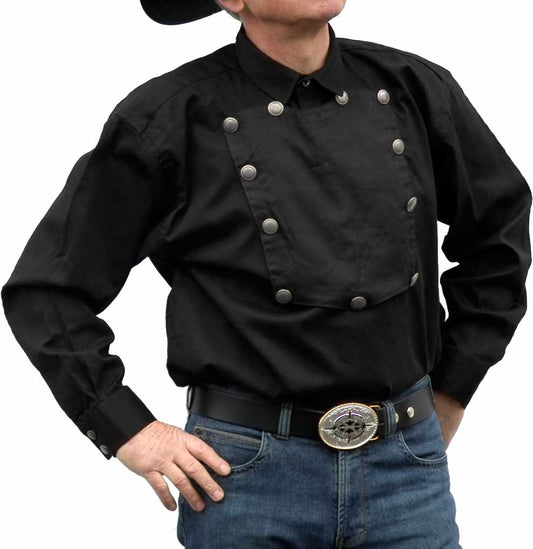 Schwarzes Westernhemd -John Wayne-