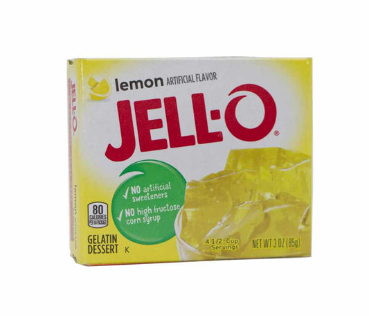 Jell-O Gelatin Dessert Lemon, Wackelpudding USA