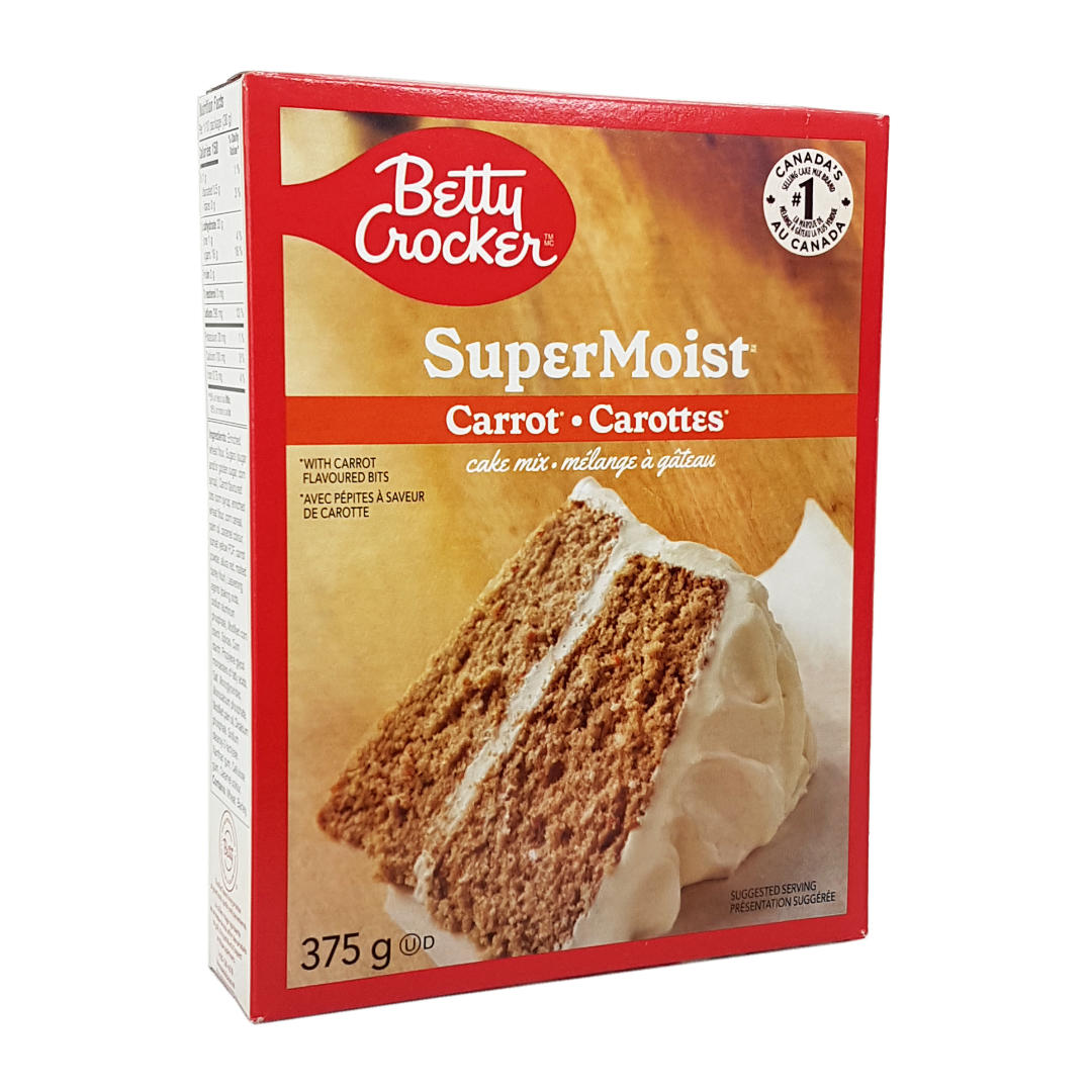 Betty Crocker Carrot, Backmischung