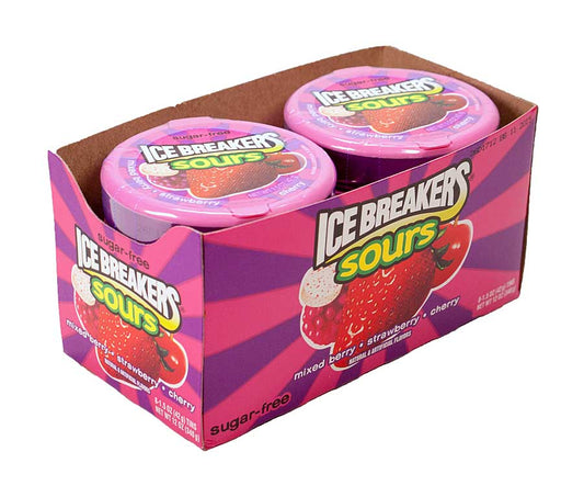 8 Packungen Ice Breakers Mints Sours - Mixed Berry, Zuckerfrei