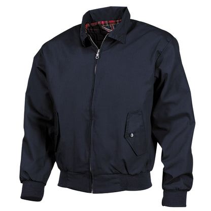 Jacke,"English Style" mit Strickbündchen u. Karofutter
