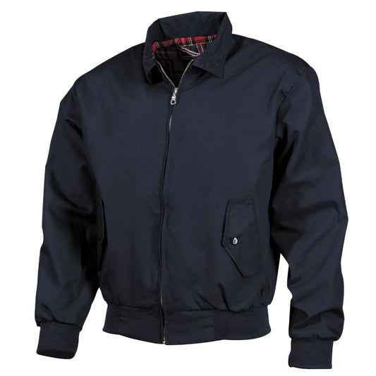 Jacke,"English Style" mit Strickbündchen u. Karofutter
