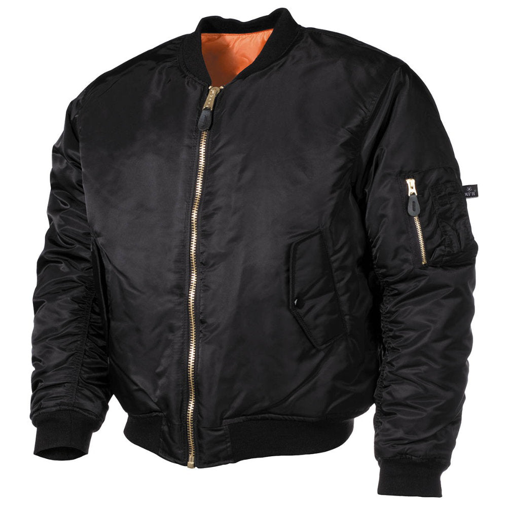 US Pilotenjacke MA1, Bomberjacke, Fliegerjacke, Wendejacke, Jacke