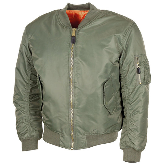 US Pilotenjacke MA1, Bomberjacke, Fliegerjacke, Wendejacke, Jacke