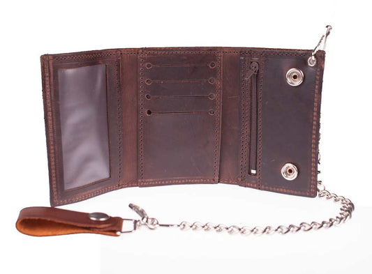 Biker,Trucker Wallet, Geldbörse "Eagle", U.S.A. Rindsleder