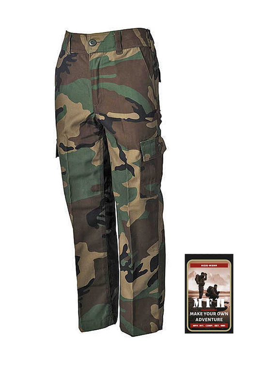US BDU Kinderhose woodland