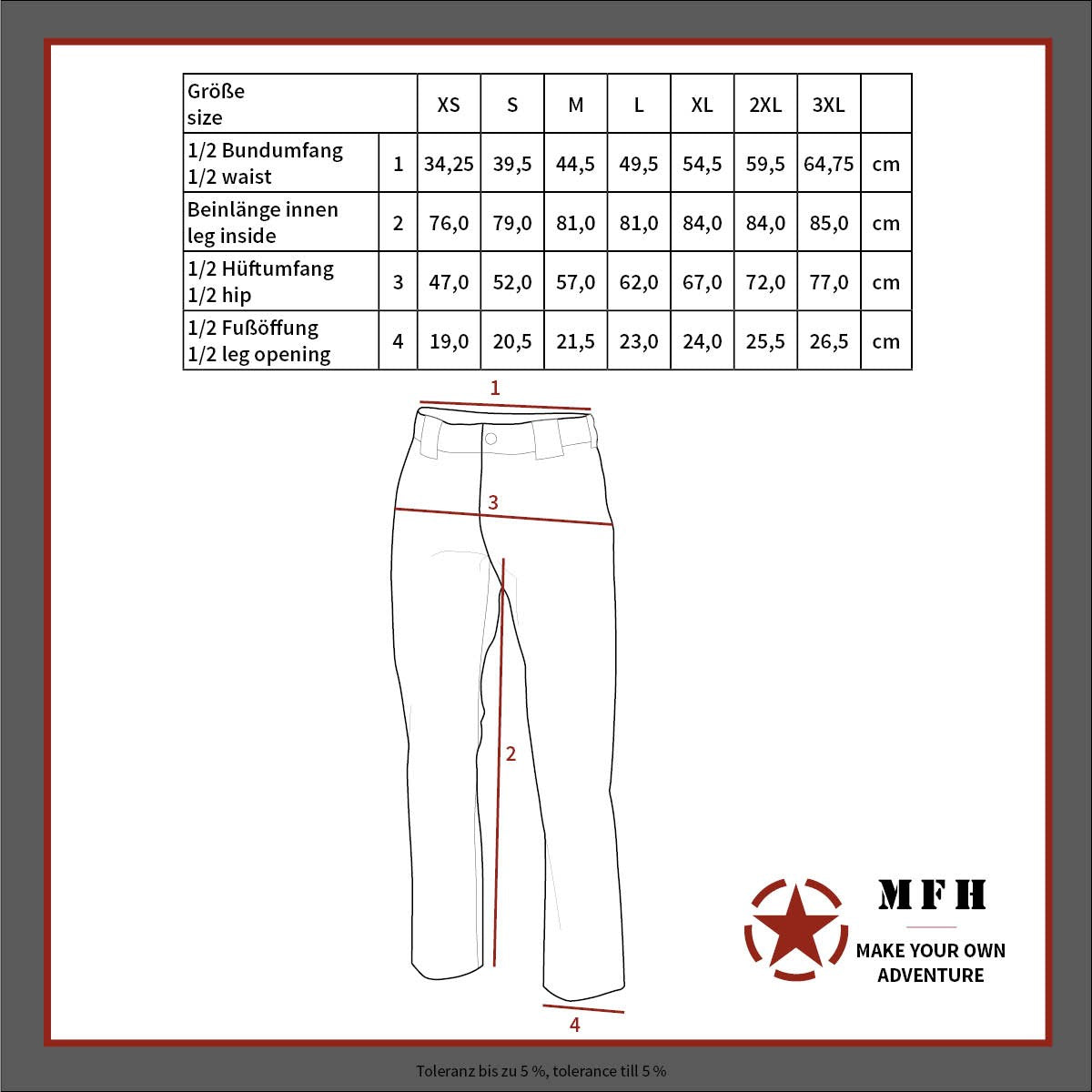 Schwarze Kampfhose / Security mit doppelten Knien, Hintern