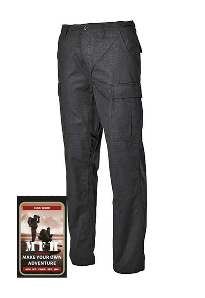 Schwarze US Kampfhose BDU /Security Hose