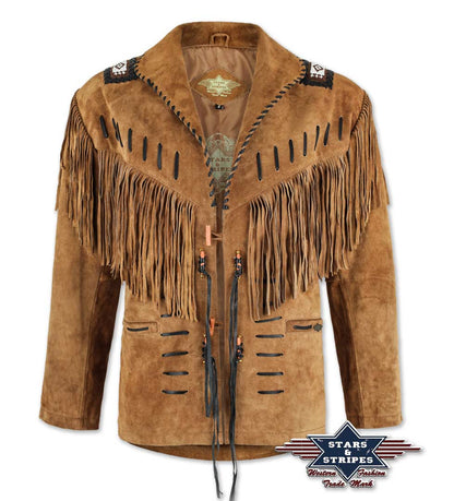Lederjacke, Fransenjacke - Buffalo