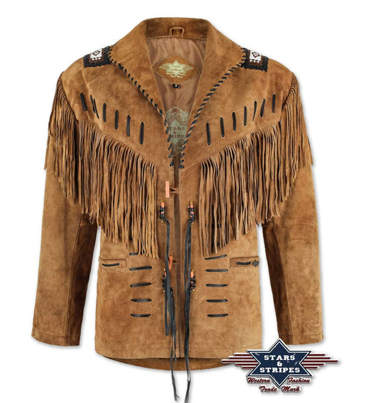 Lederjacke, Fransenjacke - Buffalo
