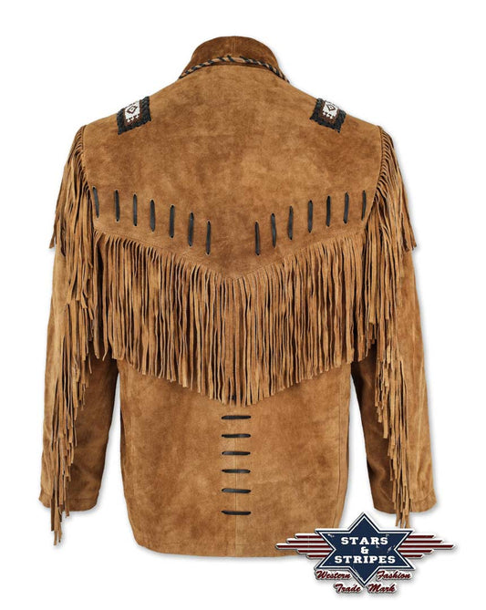 Lederjacke, Fransenjacke - Buffalo