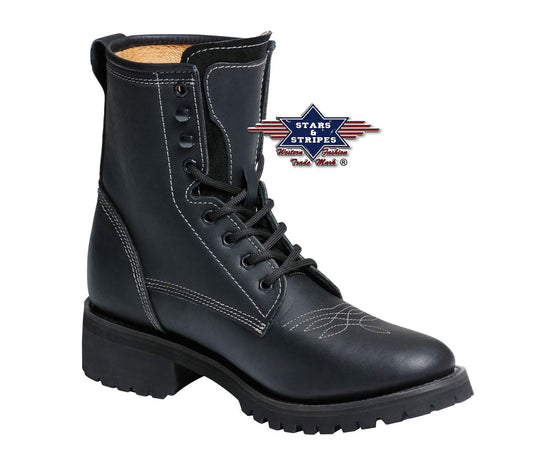 Herren Stiefel, geschnürte Western Boots, Gr.45