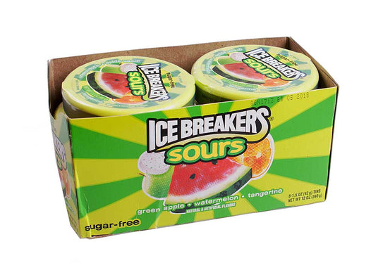 8 Packungen Ice Breakers Sours - Fruit Sours, Zuckerfrei
