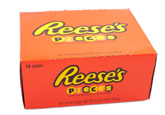 18er Karton Reeses Pieces, Erdnussbutter Schokolinsen