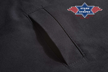 Schwarze Old-Style Weste Earp v. Stars&Stripes
