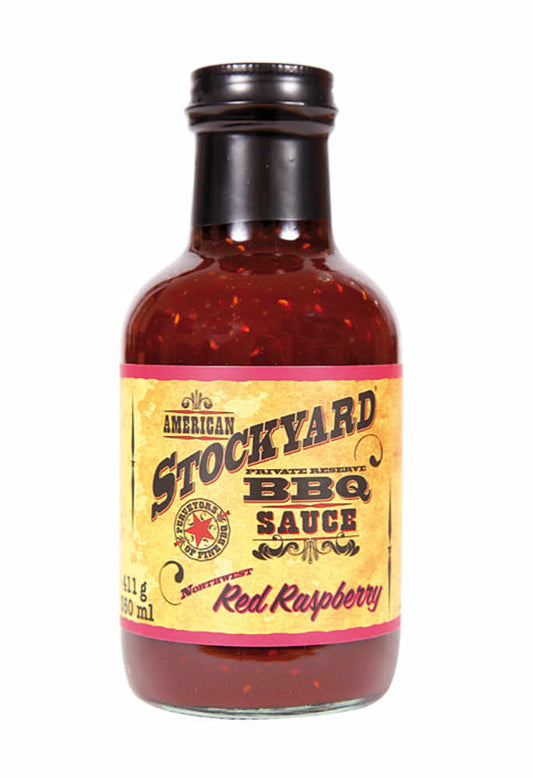 American Stockyard Red Raspberry Grillsauce BBQ Sauce 350 ml