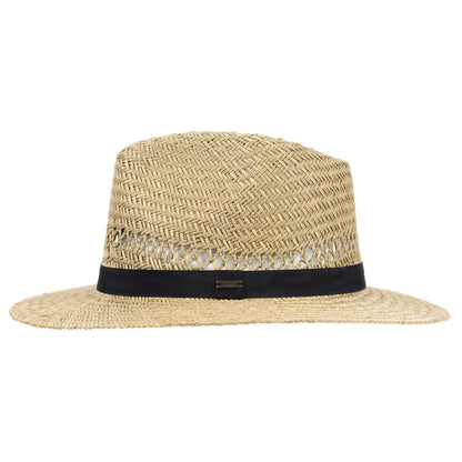 Scippis Strohhut Damen Herren Sommerhut Sonnenschutz Gartenhut Barrow + Hutband