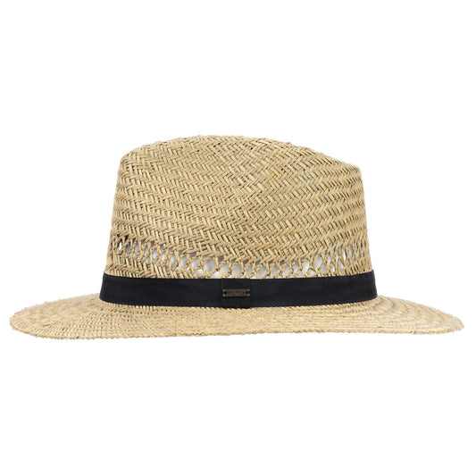 Scippis Strohhut Damen Herren Sommerhut Sonnenschutz Gartenhut Barrow + Hutband