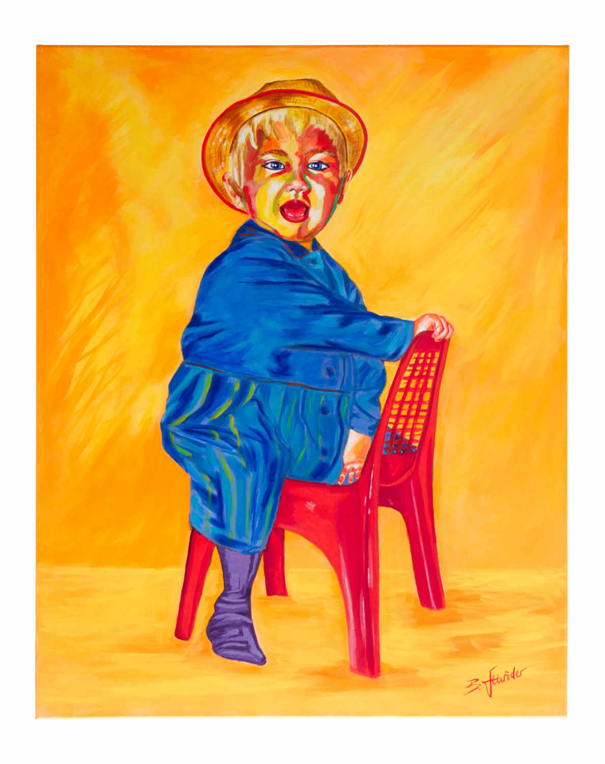 Acrylgemälde "Wonneproppen" (nicht verkäuflich)
