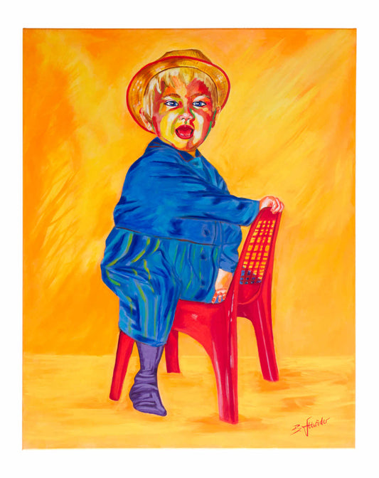 Acrylgemälde "Wonneproppen" (nicht verkäuflich)