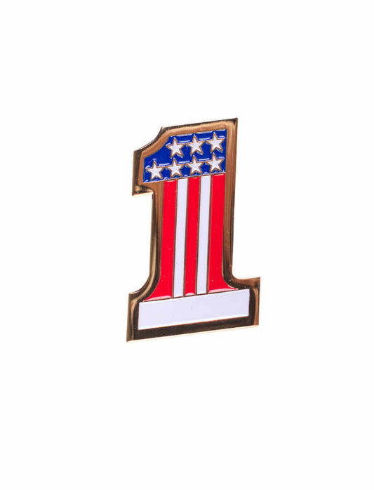 Nr.1 USA Flagge Pin Anstecker American First
