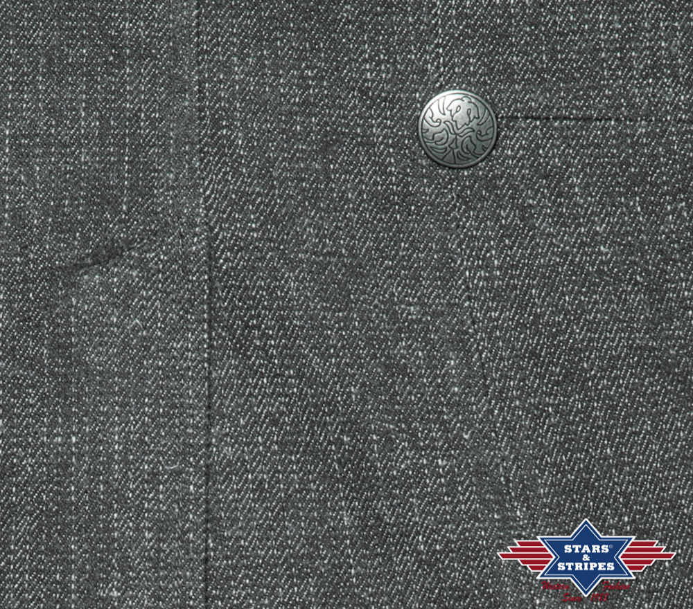 Authentischer Western-Gehrock, Sakko, grau