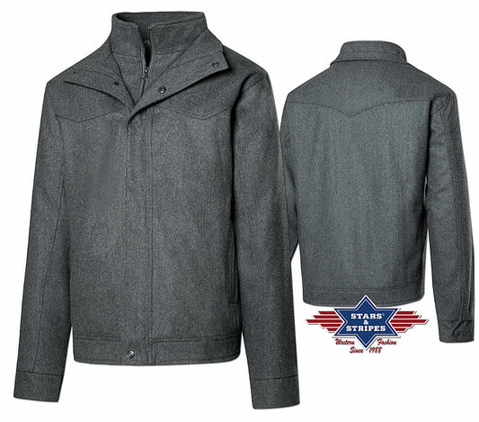 Wolljacke Winterjacke Herrenjacke warme Jacke