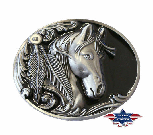 Western Buckle Gürtelschnalle "Faithful Horse"