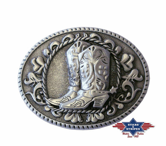Western Buckle Gürtelschnalle "Cowboy Boots"
