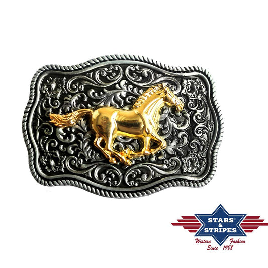 Gürtelschnalle, Buckle "Running Horse", GS-426