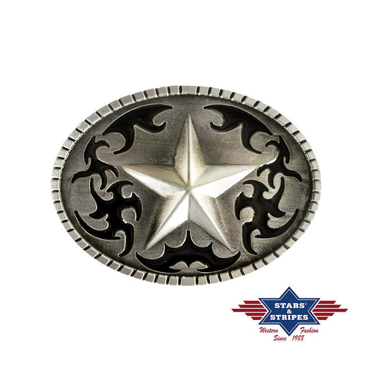 Gürtelschnalle, Buckle Motiv "Texas Stern"