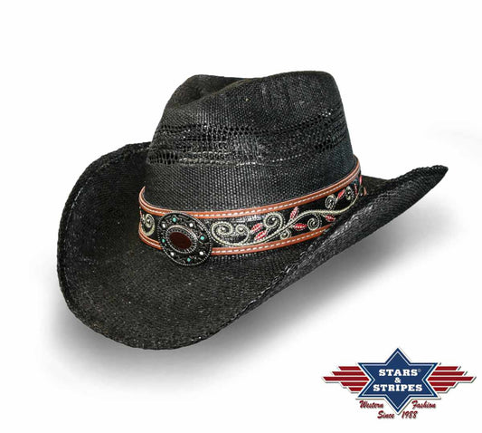 Western-Strohhut Cowboyhut -Brenda-, formstabil