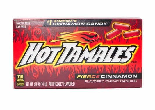 Hot Tamales Fierce Cinnamon, Zimt Kaubonbon, 141g