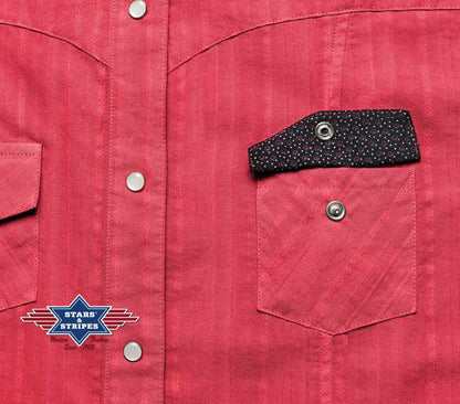 Kurzarm Westernbluse mit Westernpasse